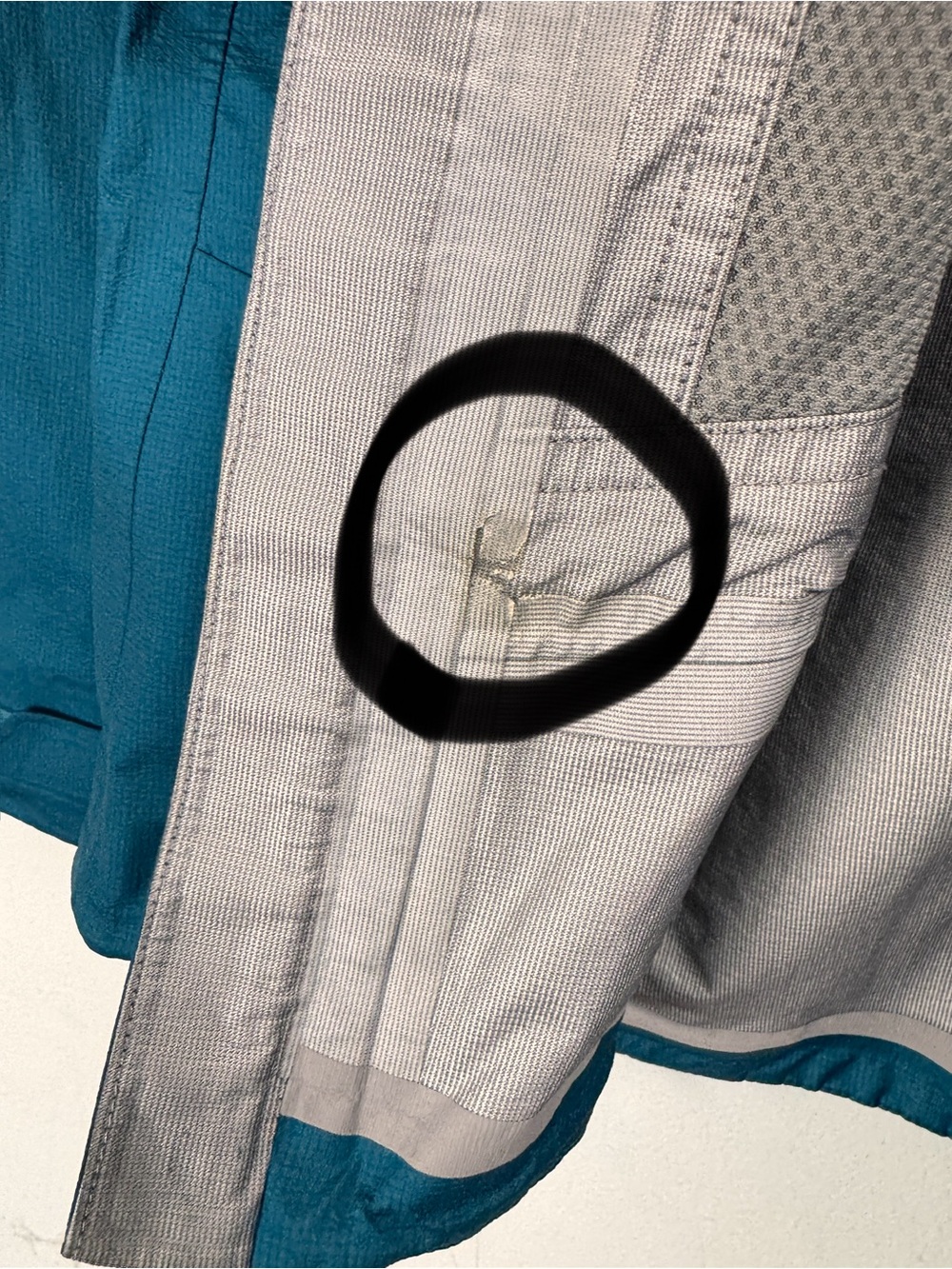 REI eVent Jacket Size Medium Teal Waterproof Hooded Rain Wind Outdoor Hiking - Picture 9 of 9